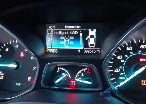 2015 Ford Escape Se z USA, uszkodzony, nr VIN 1FMCU9G97FUB22281